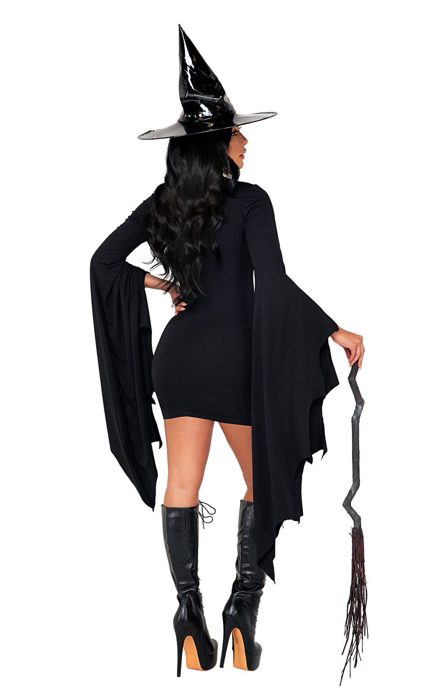 Witch Mini Dress + Hat Costume