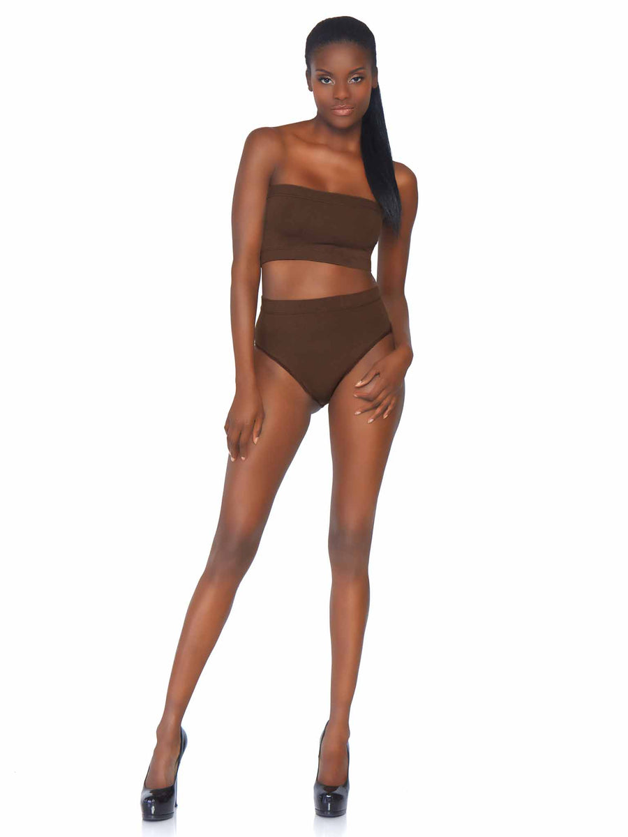 Naked Seamless Bandeau Top + Brief Set