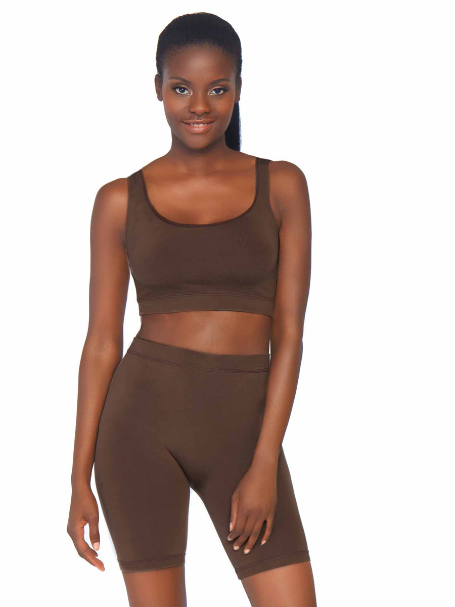 Naked Seamless Crop Tank + Biker Shorts Set